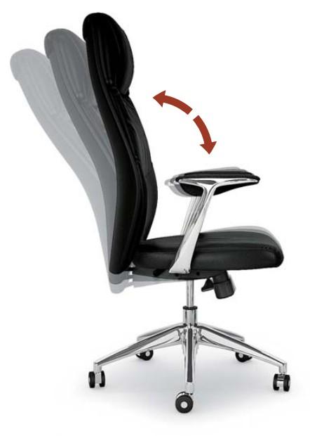 Fauteuil Manager cuir VIC - Mobel Linea - cuir noir_7