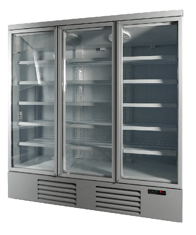 Réfrigérateur 3 portes en verre jde-1530r 7455.2205 COMBISTEEL_7