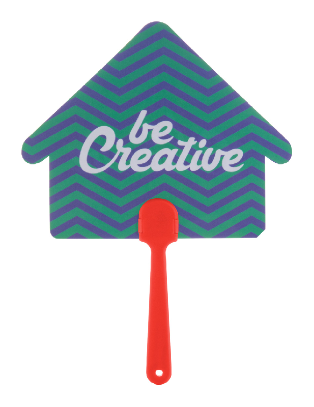 Éventail sur-mesure - poignée en plastique et papier stratifié - impression digitale - minimum 100 pcs_7