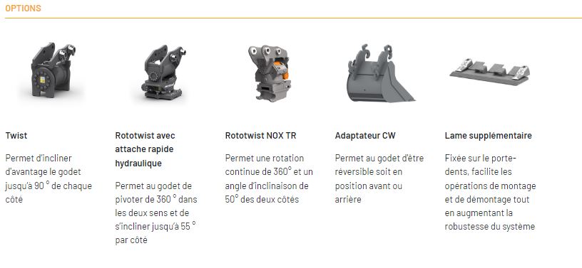 Godet roches - Cangini Benne - pour sols rocheux et matériaux abrasifs - compatibles pelles de 0.6 à 22 tonnes_7