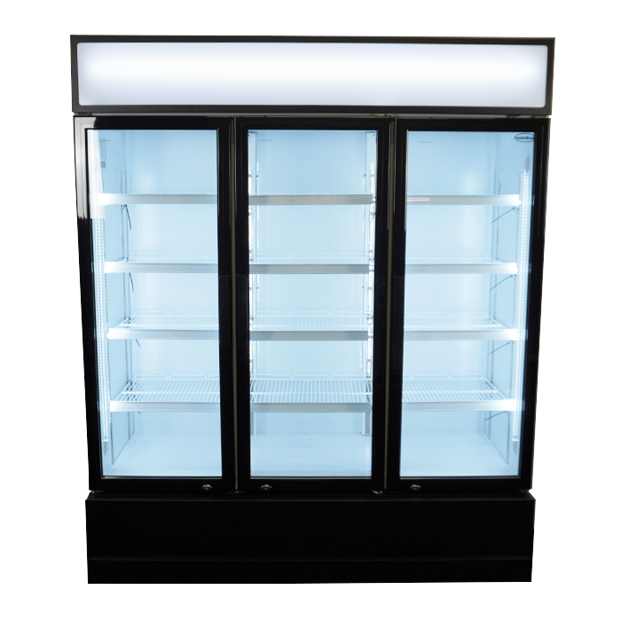 Réfrigérateur 3 portes en verre FCU-1200 - Armoire à boisson Combisteel avec éclairage_7