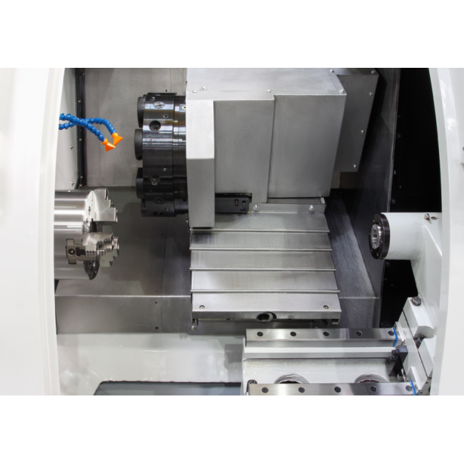 Tour CN à banc incliné compact et rigide - MICROCUT LT - Commande numérique FANUC, Siemens ou Fagor - Broche rapide et puissante_7