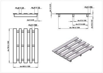 Jet pal vii cl machines pour palettes - sodeme - assemblage des planches supérieures et des traverses du plateau_7