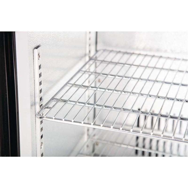 Arrière-bar trois portes pivotantes Série G noir 330L GL004 Polar_7