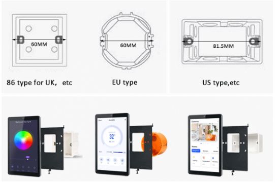 Panel PC à écran tactile 8 pouces professionnel YziPanel - Android 13 ou 14 - 4 Go RAM / 32 Go ROM - EVI-YZ08P_7