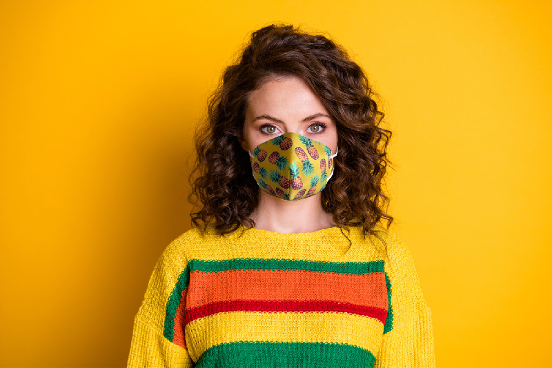 Sur-masque facial sur mesure - Lavable et réutilisable pour masques FFP2 et KN95 - Impression sublimation_7