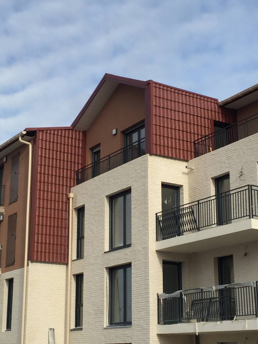 Tuiles en acier galbées classiques - Double structure brevetée anti-bruit - METROTILE® Thermolaqué XBOND ACOUSTIC_7