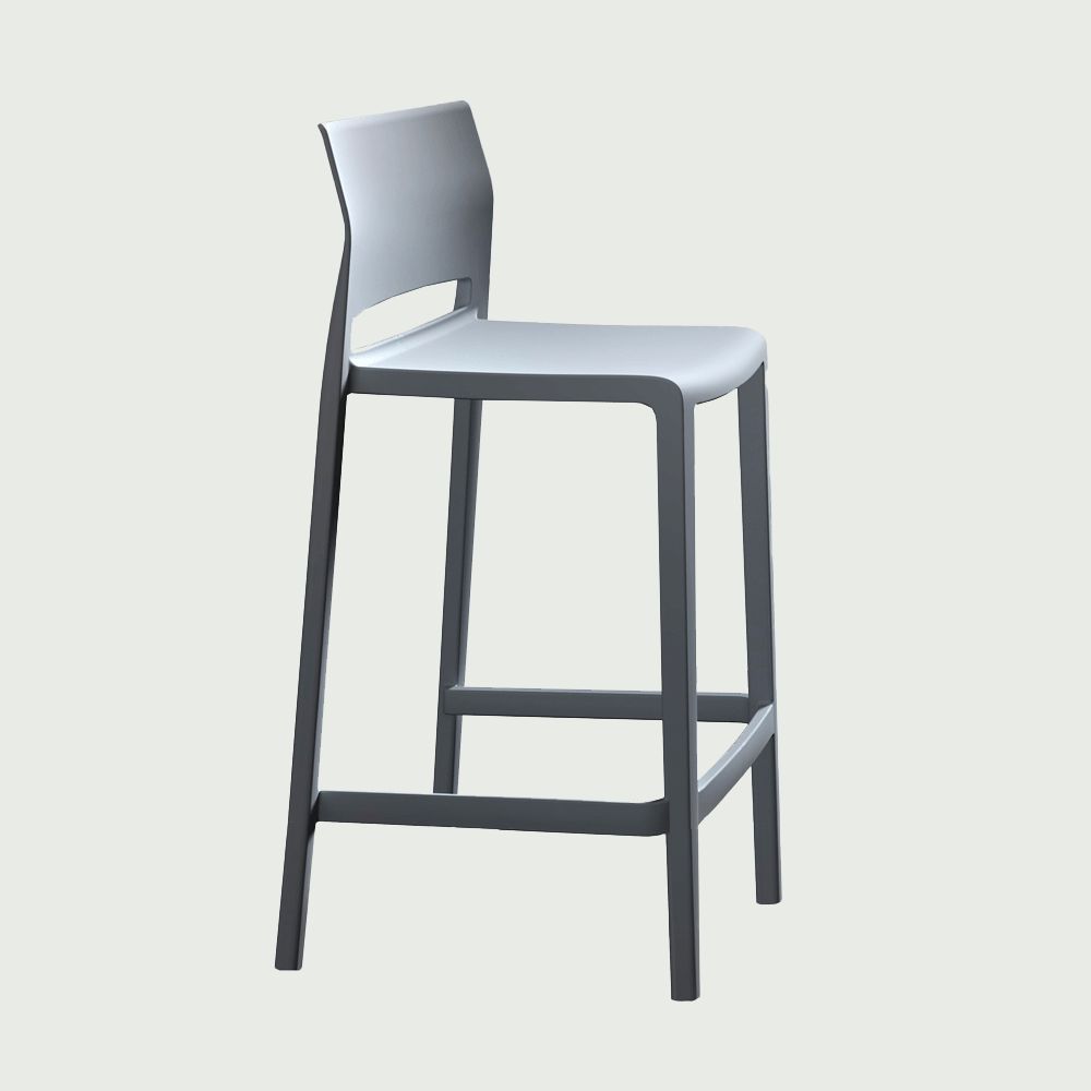 Chaise empilable Bakhita pour restaurants et collectivités - intérieur et extérieur - technopolymère - fabriquée en Italie_7