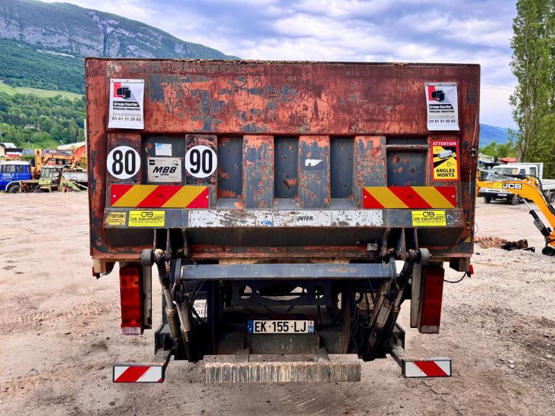 Mercedes ATEGO 1218 Camion benne grue grappin hayon_7
