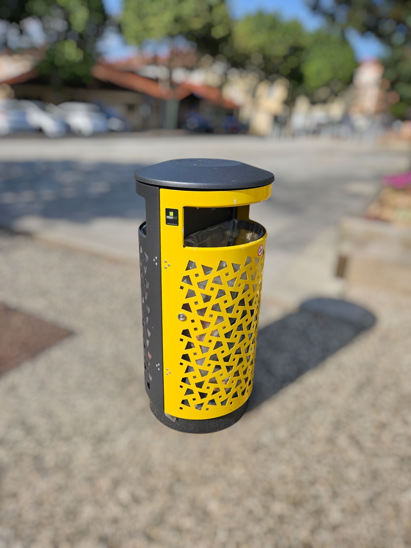 Poubelle publique tri sélectif double flux - acier galvanisé renforcé - 2x40L ou 80L - coloris personnalisables_0