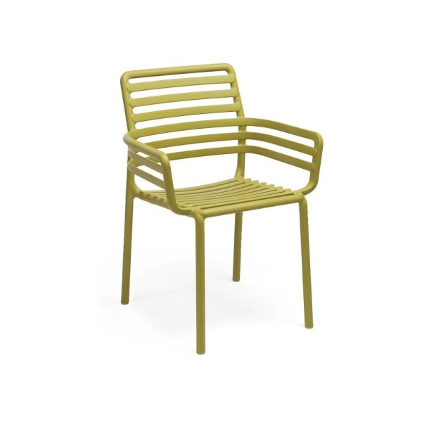 Fauteuil en résine DOGA - Stamp - ergonomique, empilable et recyclable pour extérieur_7