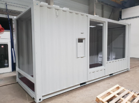 Conteneur aménagé sur mesure - Chaudronnerie, isolation, peinture, revêtement de sol, électricité, menuiserie_7