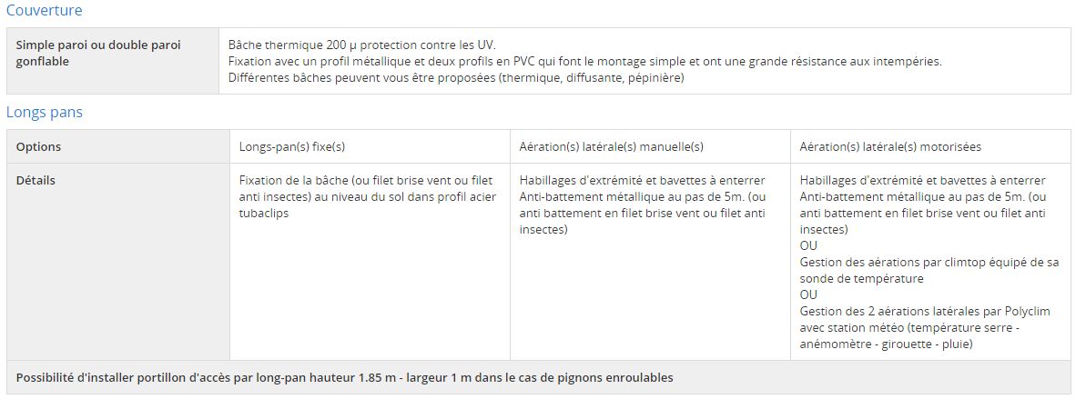 9.60 m optimum avec cheneaux - serre tunnel - serres val de loire - longueur 10 m_7