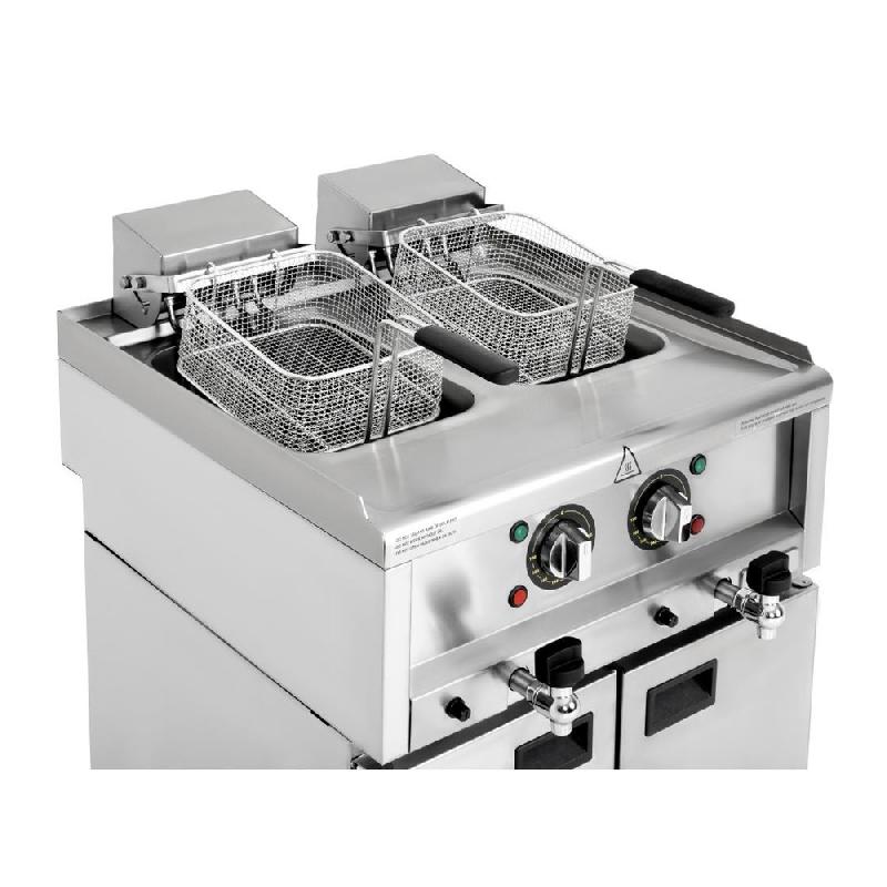 Friteuse électrique sur meuble - 2 cuves 8L - Série 600 - Buffalo - SA782_7