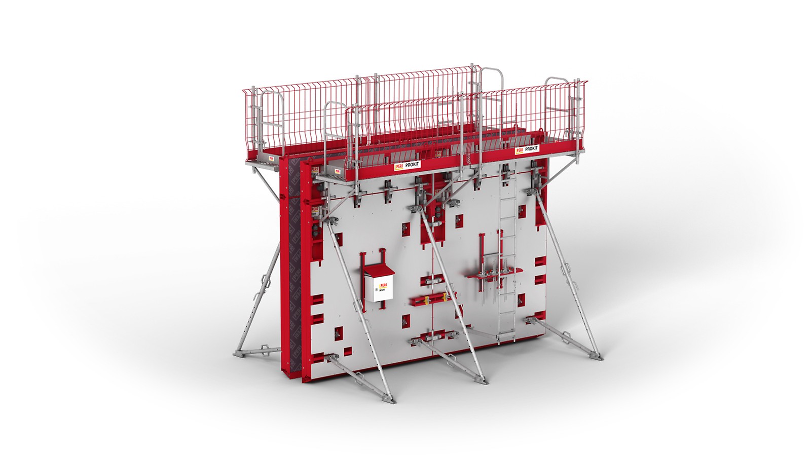 Coffrage de voile avec système d'ancrage manipulable unilatéralement - MAXIMO - PERI SAS_7