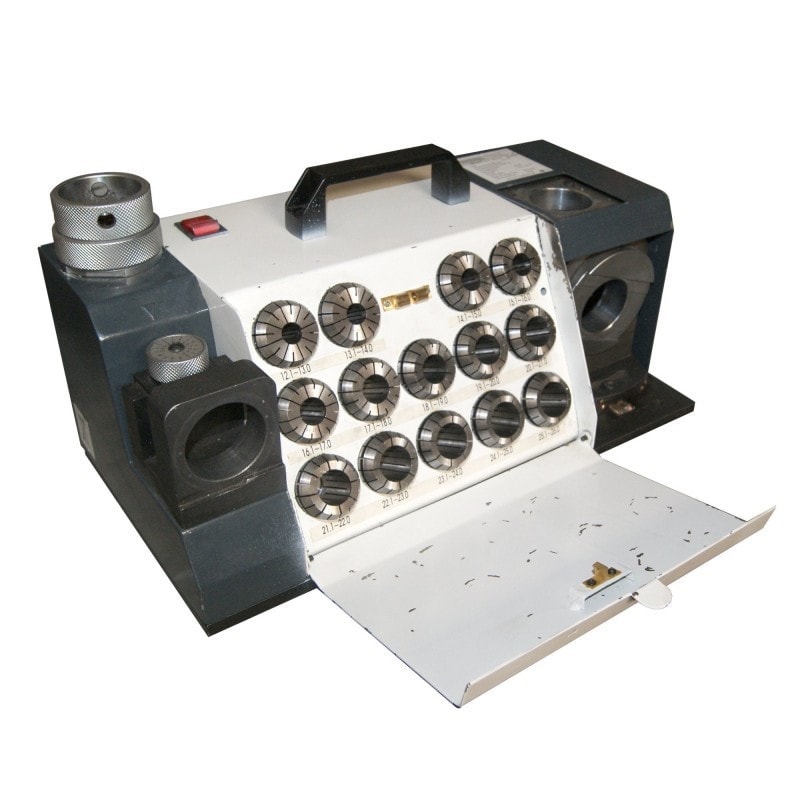 Affûteuse avec jeu complet de pinces ER 20 et ER 40