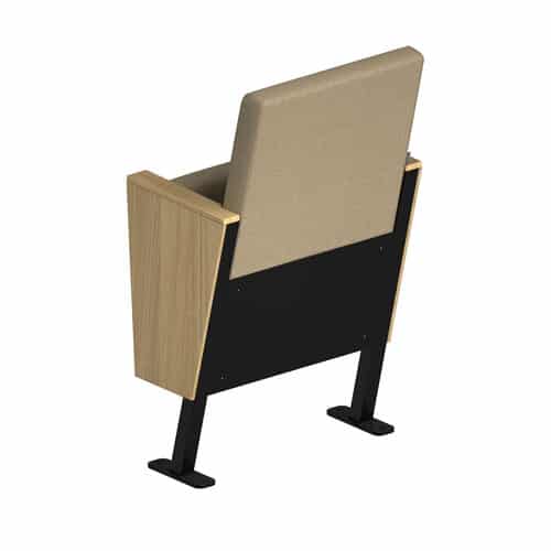 Fauteuil de conférence design et flexible avec tablette écritoire - Divina - configurable sur sols plats et gradins_8