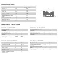 Groupe électrogène industriel triphasé GTW-1025 T6 60 Hz - Genelec - 1166 kVA - Moteur Mitsubishi_7