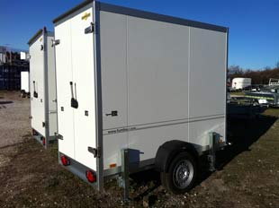 Frigorifiques Cool Trailer - simple ou double essieux - 4 béquilles stabilisatrices_7