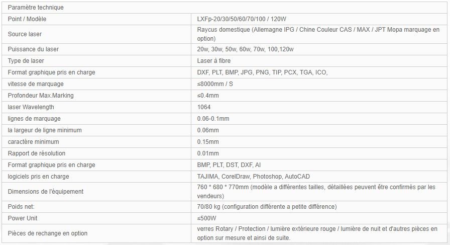 Lxf - Marquages laser LXS How Laser - Puissance 20 à 120W - Métaux et plastiques_7
