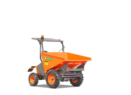 Mini dumper conçu pour des travaux en espaces réduits