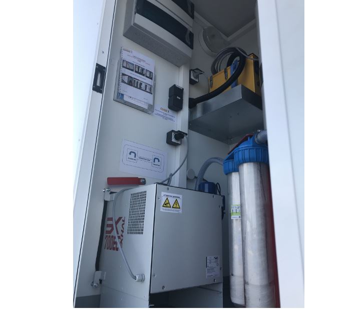 Douche d’hygiène intégrée dans le SAS du modèle Umd 5sas