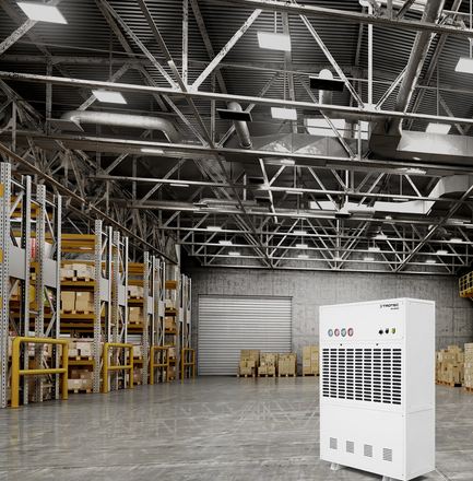 Déshumidificateur professionnel avec faible maintenance