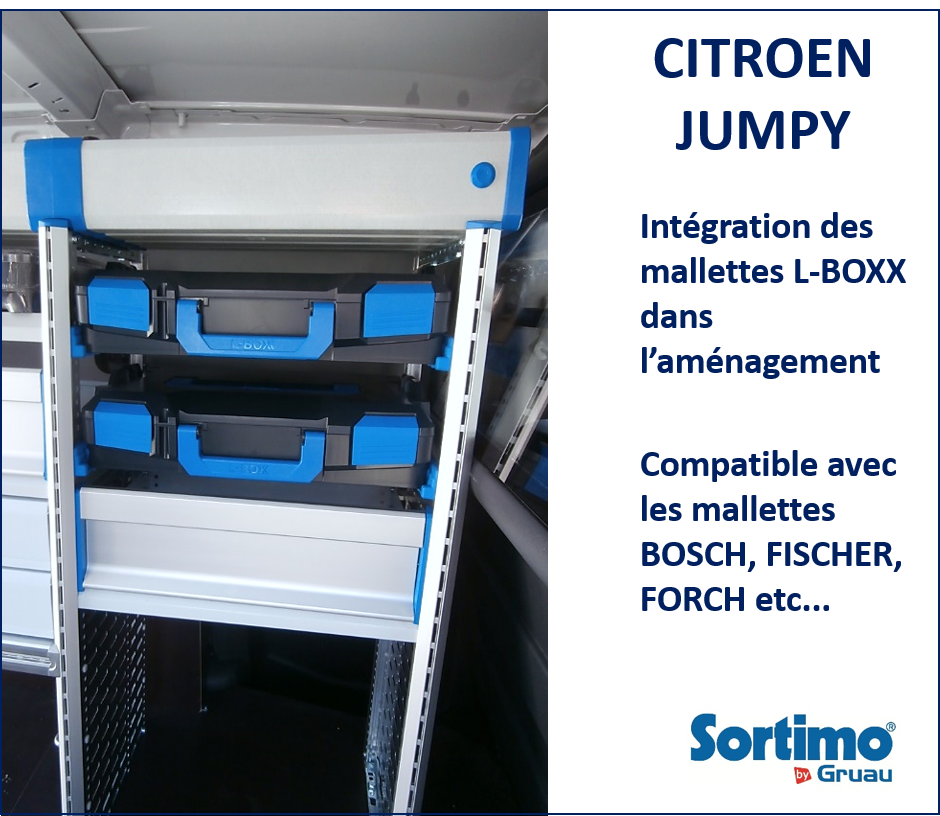 Optimisation de l'espace intérieur pour Citroën Jumpy