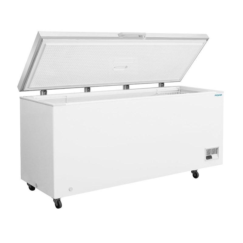 Congélateur coffre avec couvercle inox Série G 581L GP898 Polar_7