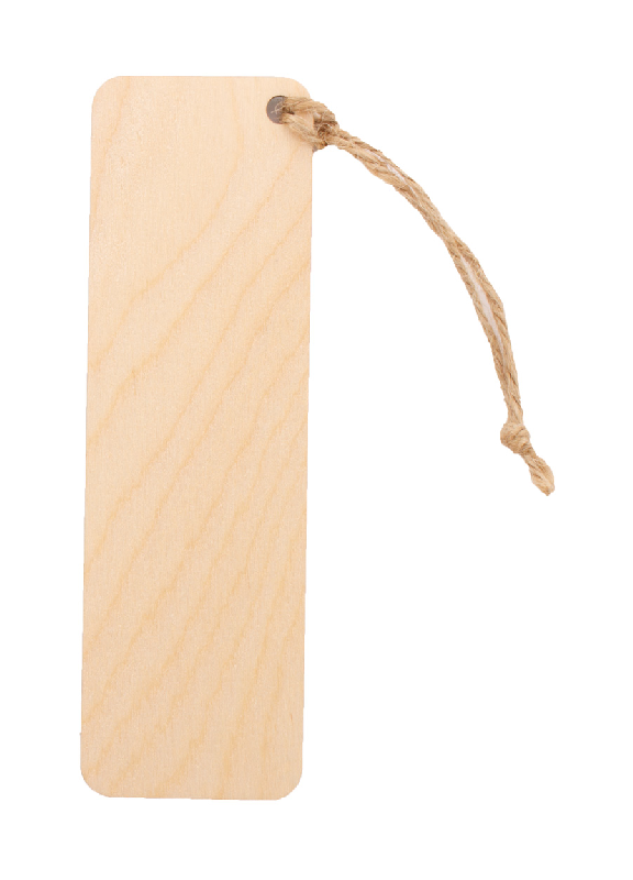 Marque-page en contreplaqué de bouleau sur mesure - impression quadri et dragonne en lin_7