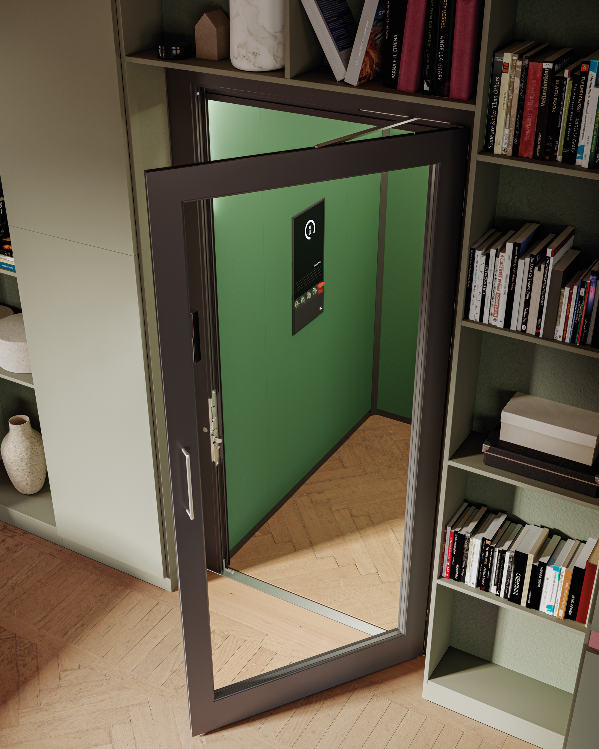Ascenseur  de maison confortable, silencieux, modulaire, interchangeable et connecté  - AR:IA_7