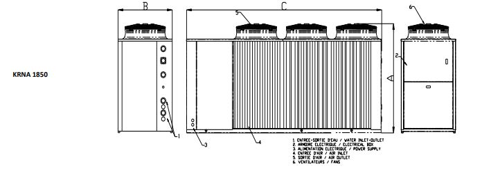 Refroidisseur d'eau industriel KRNA 600 à 3000 - Conception moderne pour industrie lourde et autres applications_7