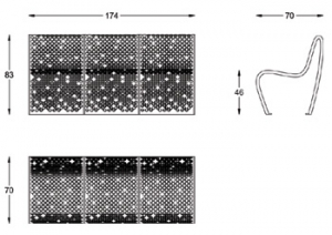 Banc public en métal - Cyria moderne ELINIUM 174cm - design contemporain et durable_7