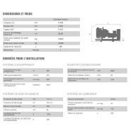 GTW-1825 T6 - Groupe électrogène industriel triphasé 60 Hz - 2083 kVA - Genelec - Moteur Mitsubishi_7