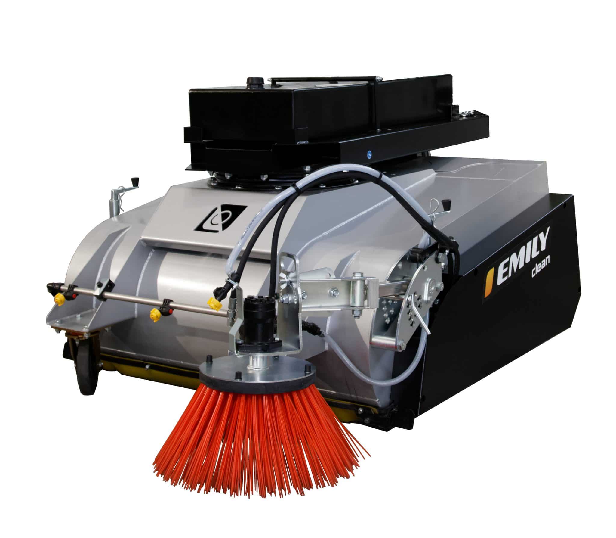 Balayeuse industrielle ramasseuse sans connexion leader'clean pour chariot élévateur - emily clean