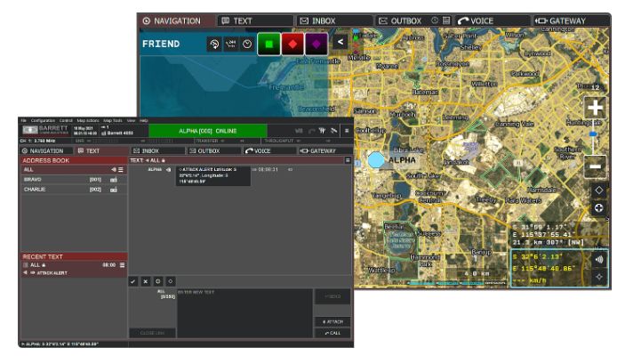 Manpack HF PRC-4090 pour transmissions longue distance sécurisées