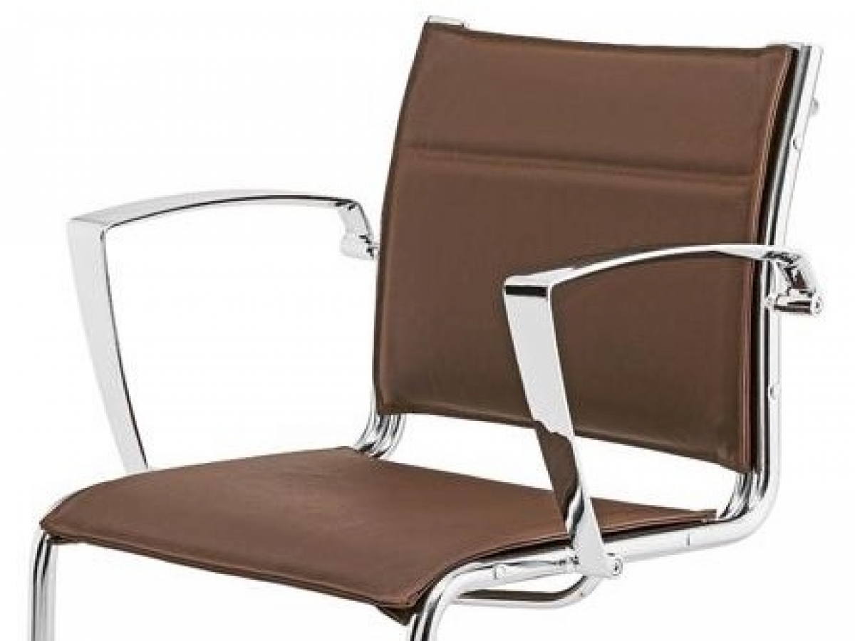 Fauteuil de direction de prestance ORIGAMI X - Design contemporain avec accoudoirs chromés et mécanismes polyvalents_7