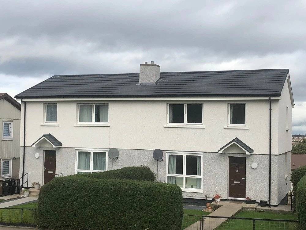 Panneaux aspect ardoises et tuiles métalliques - Revêtement en pierre naturelle - METROTILE® interlock iPANEL - 205 x 375 mm_7