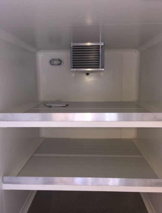 Remorque frigorifique double essieu avec protection bas de caisse en aluminium