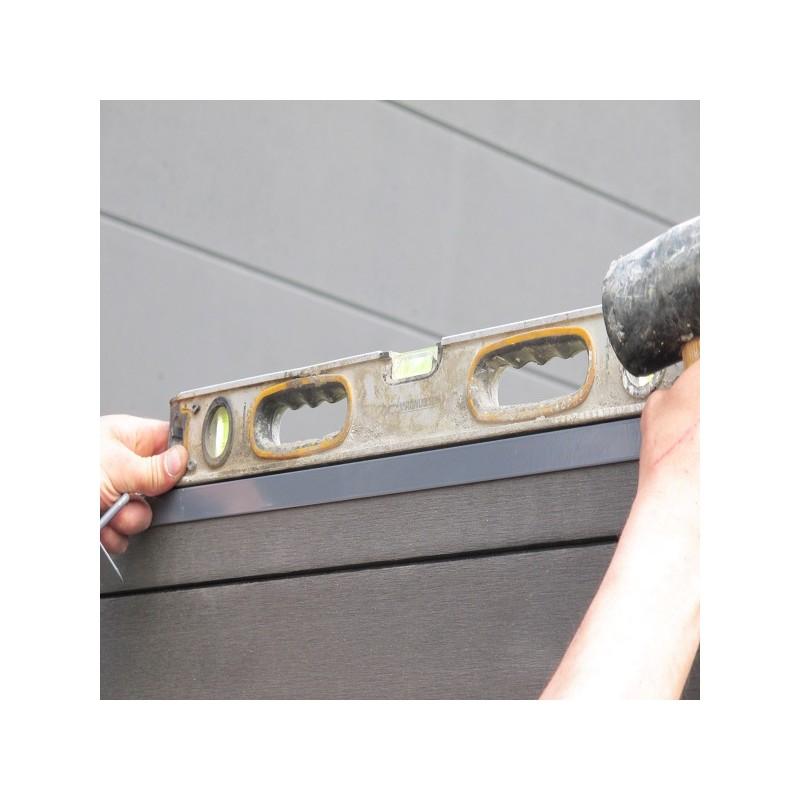 LAME DE CLÔTURE BOIS COMPOSITE L 148 CM / L 15.6 CM / E 19 MM - COLORIS - BEIGE CLAIR, EPAISSEUR - 19 MM, LARGEUR - 15.6 CM, LONGUEUR - 148 CM_7