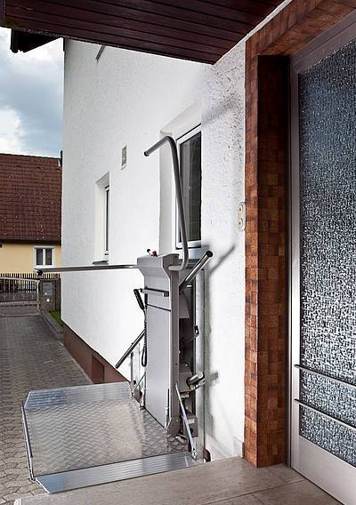 Plateforme élévatrice inclinée pour escalier droit - lehner  delta_7