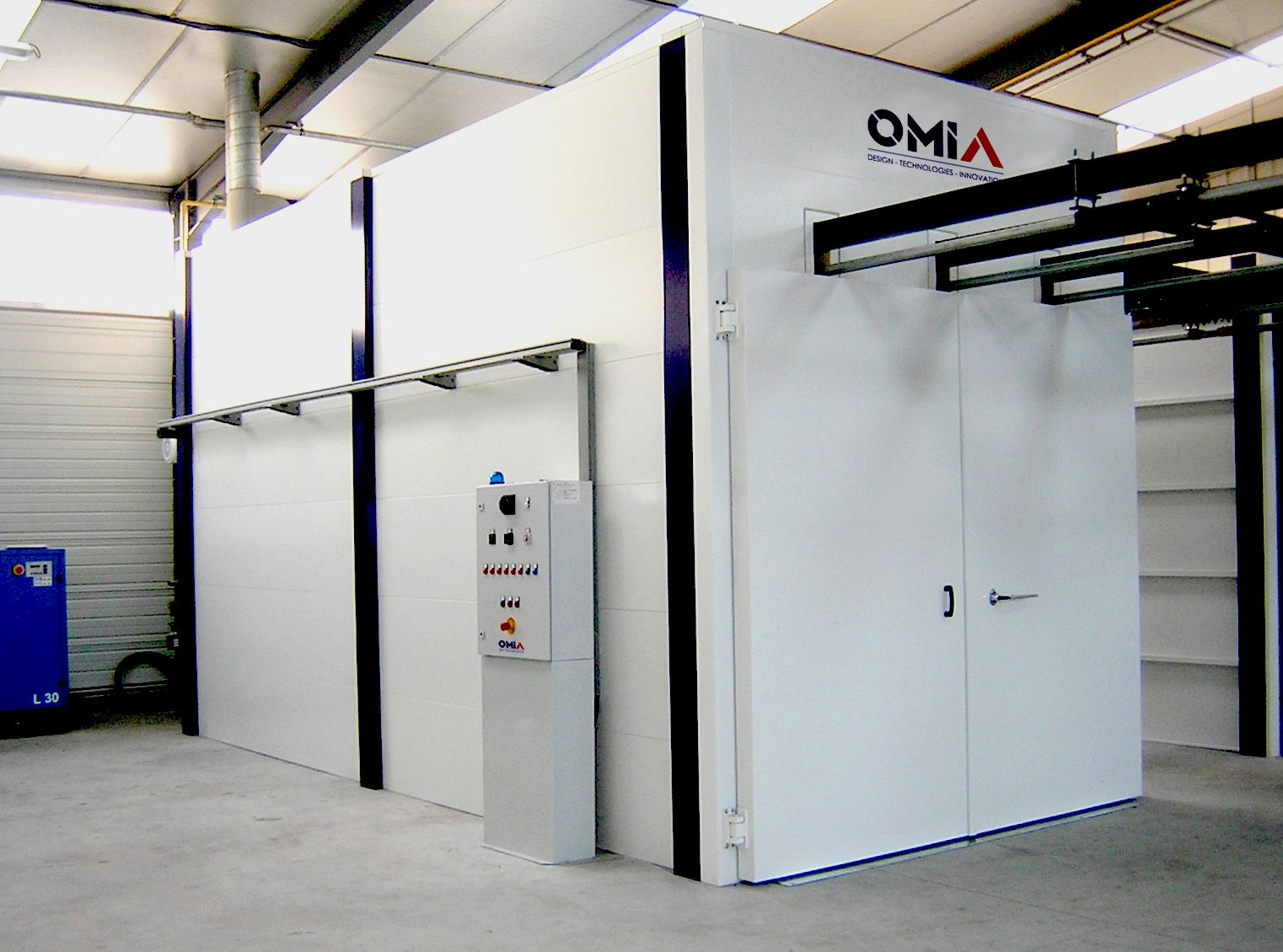 Tunnel de cuisson pour peinture industrielle et autres usages