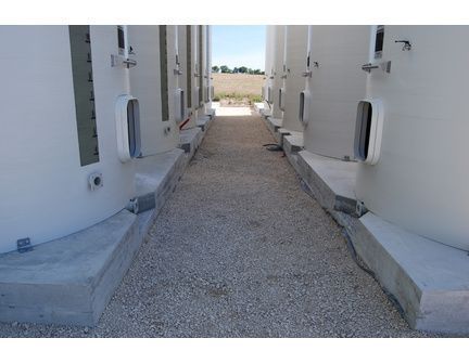 Cuve vinicole fibre à fond plat_8