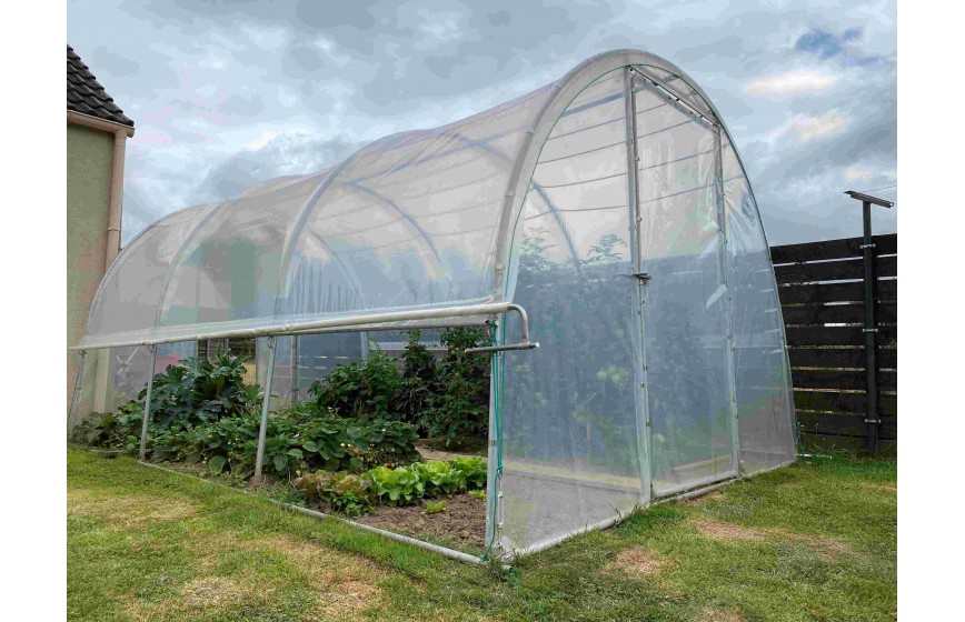 Serre de jardin petite, fonctionnelle, robuste pour les fleurs, les arbustes et le potager familial - 4 à 8 m de long - JARDINIERE_8