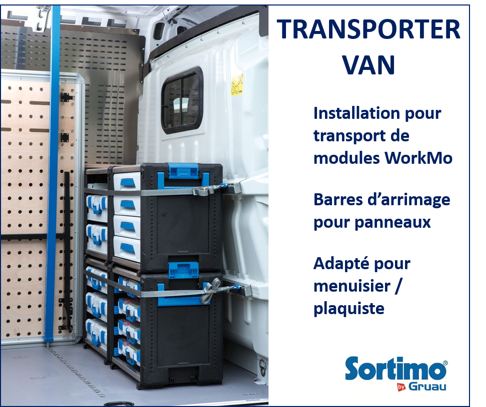 Meuble de rangement pour volkswagen transporter van_7