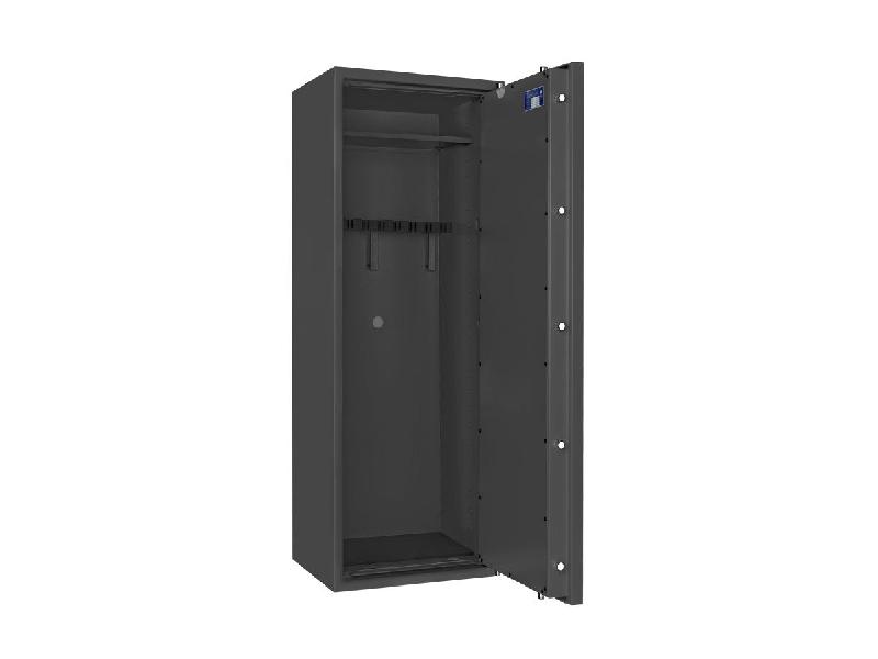 Armoire à armes FORMAT CAPRIOLO I Classe 0 - Armoire à fusils (EN 1143-1) - Serrure électronique S&G Spartan 1006 / Gris clair RAL 7035_7