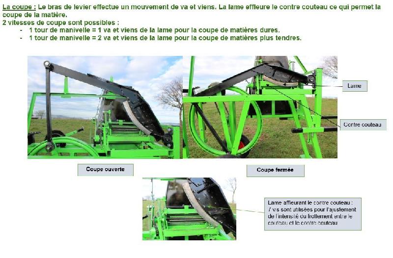 Broyeur de végétaux manuel - Fabrication française - Lame 300 mm en acier spécial - Réglable et pliable_7