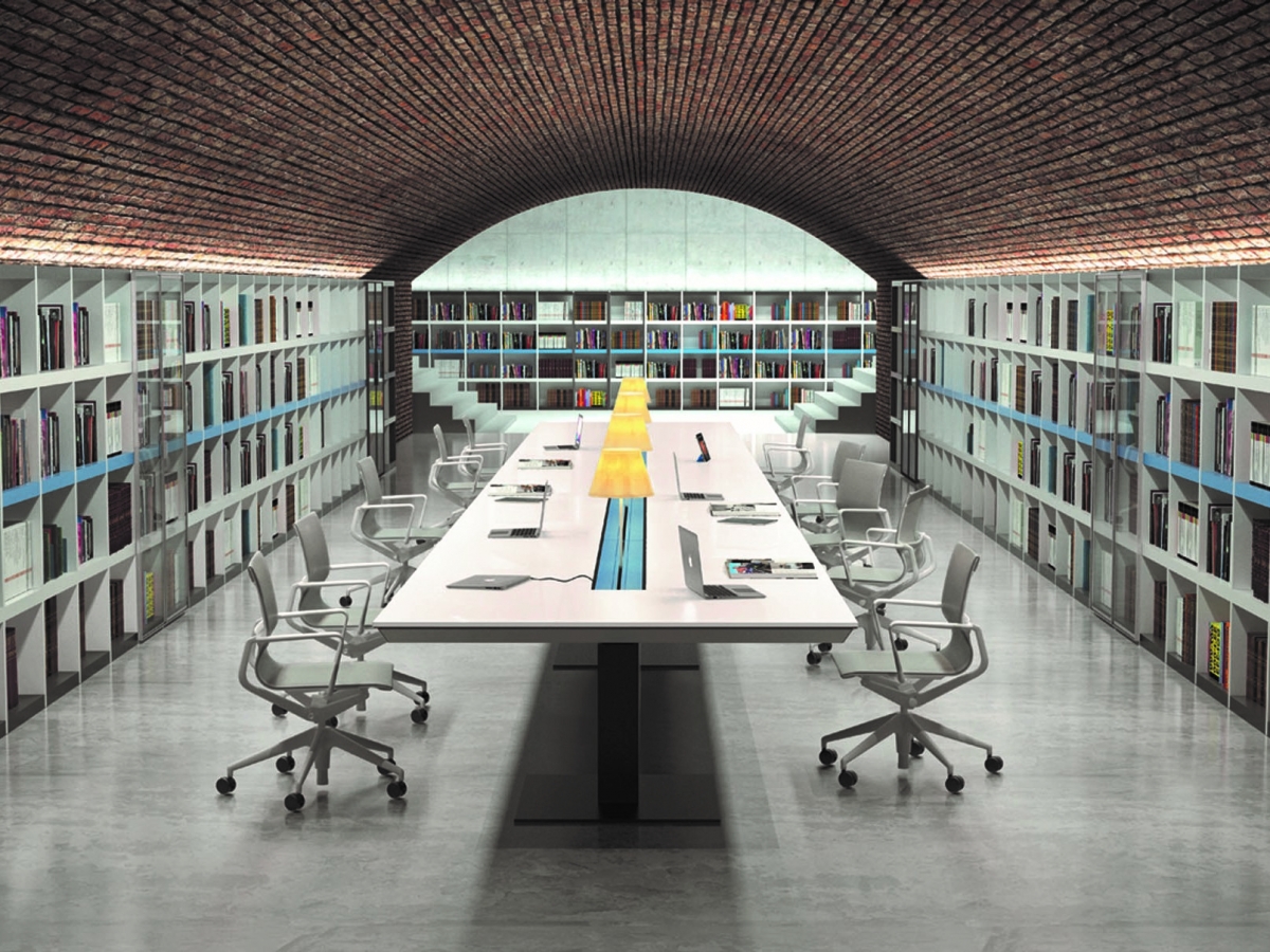 Table de réunion contemporaine et lumineuse - HAN - Élégante, personnalisable et durable_7