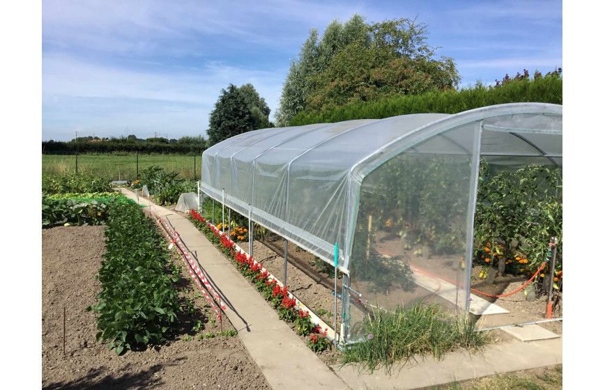 Bâche de toit sur mesure pour serre tunnel - Polyéthylène 200 microns_7