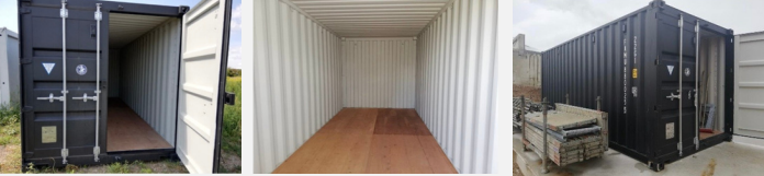 Container maritime 20 pieds High cube -Surface au sol 13,8 m² - 1er voyage ou occasion_7